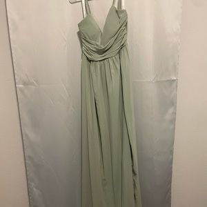 Azazie Paislee - Size A8 - Dusty Sage